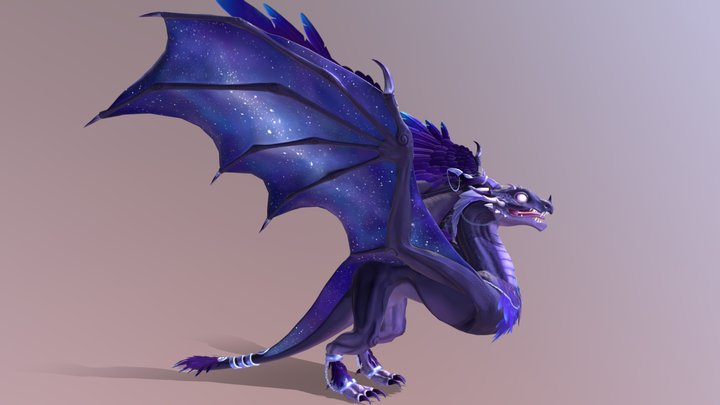 Galaxías Wyvern 3D Model