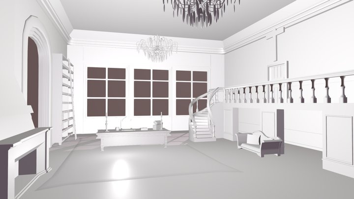 Richelieu's Office 3D Model