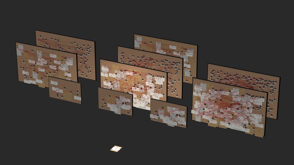 Conspiracy Boards + Geometry Node System