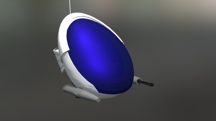 Floating capsule 3D Model