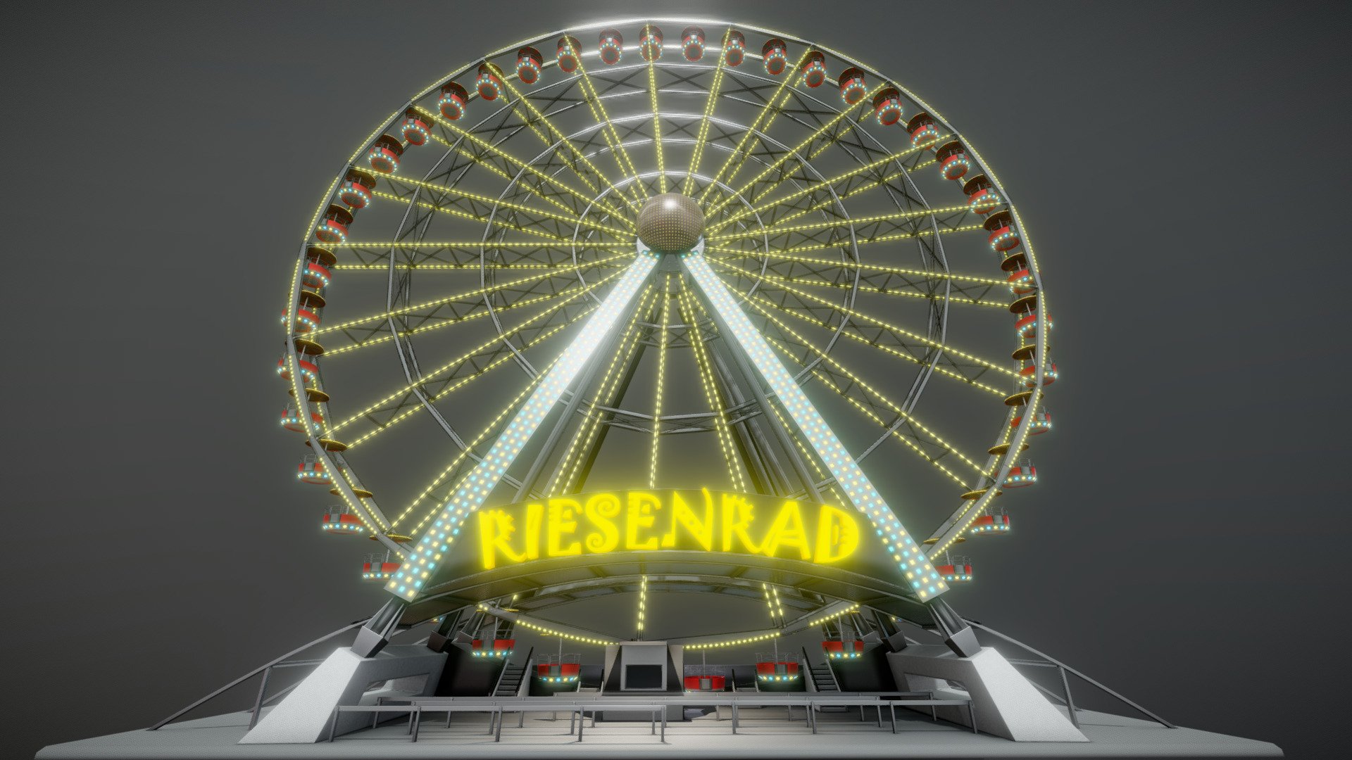 Ferris Wheel (WIP-9) - 3D model by VIS-All-3D (@VIS-All) [7ce26fc], image size:1920x1080