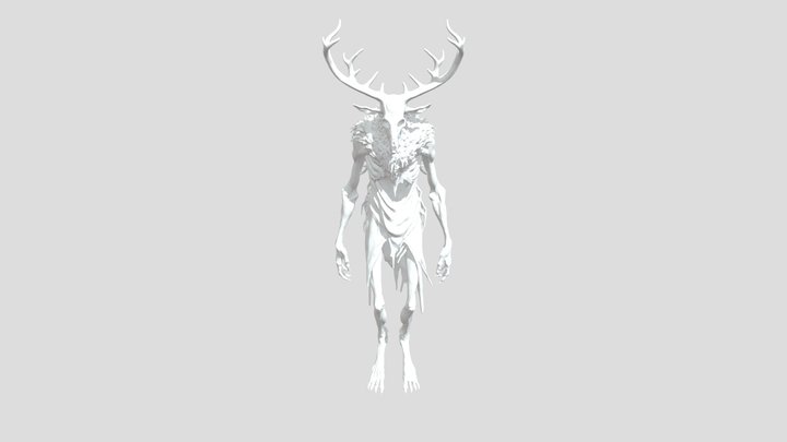 A Wendigo 3D Model