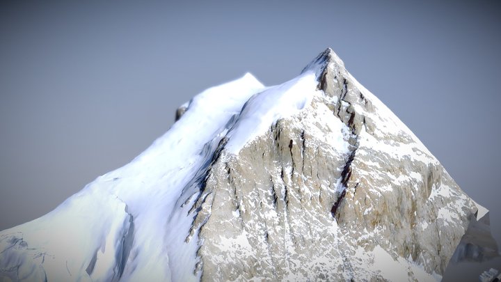 Jungfrau summit 3D Model