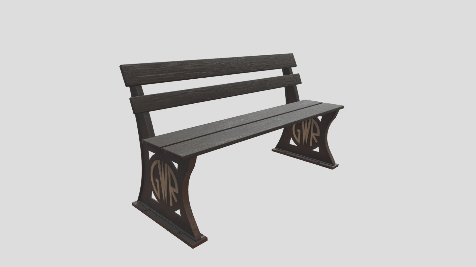 GWR Bench 2 - Buy Royalty Free 3D model by GreatWesternWorks [7ce3d88 ...