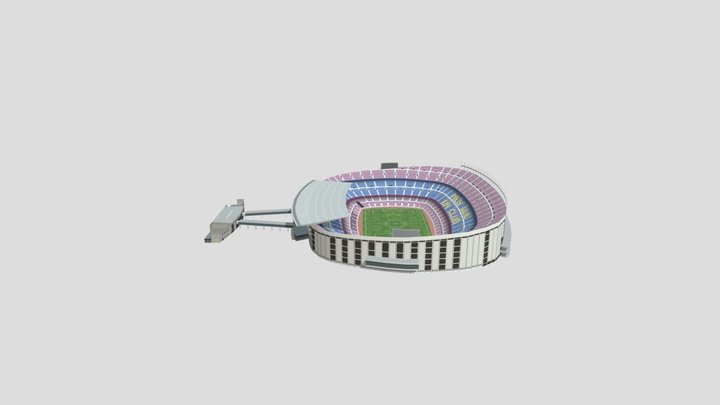 Camp Nou 3D Model