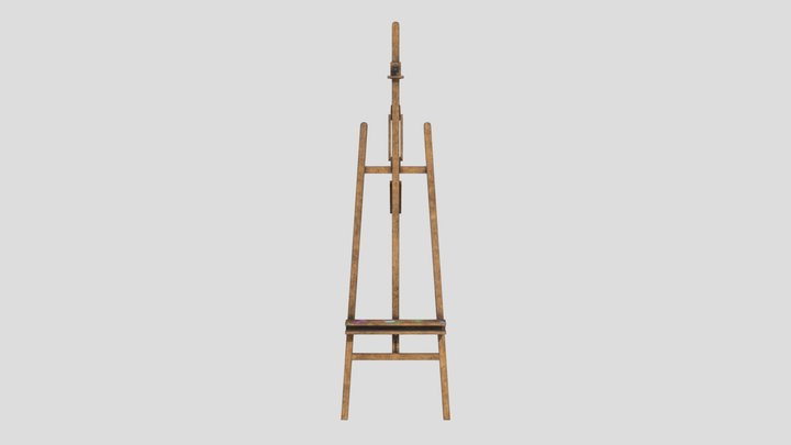 Easel 3D Model