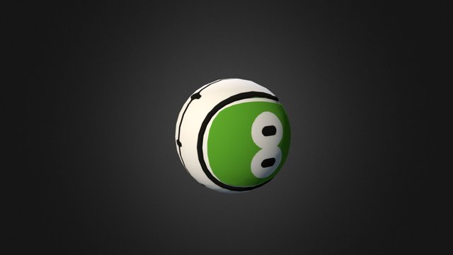 #SelfieTennis - Example Ball 4 3D Model