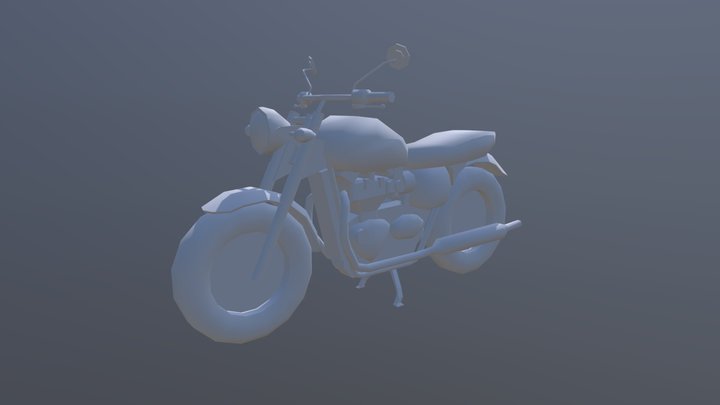 SM_Triumph_Bonneville_T120_WIP 3D Model