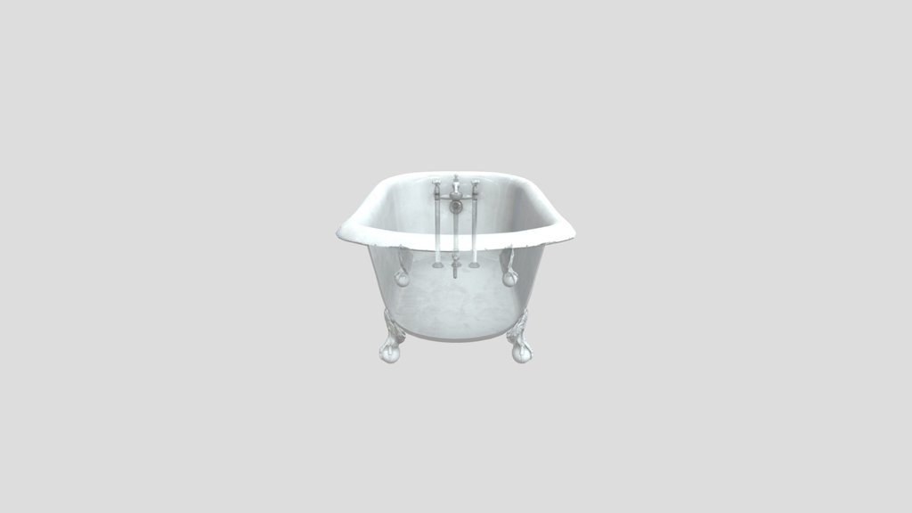 Early 1900s Clawfoot Bathtub