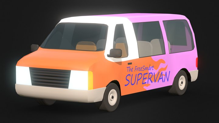 Pencil's FreeSmart Supervan [BFDIA] 3D Model