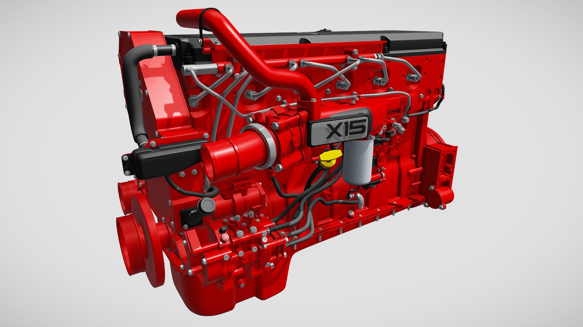 Diesel Engine - 3D Model by 3D Horse