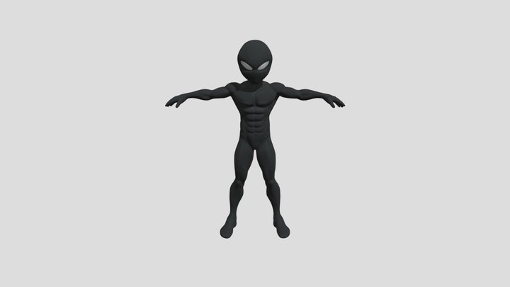 Stick man_fbx 3D Model