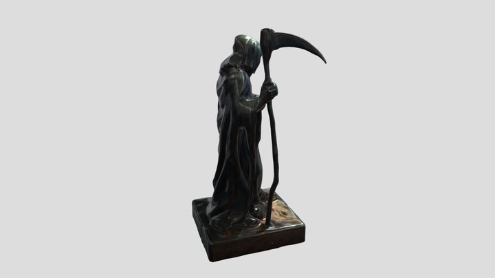 Grim Reaper Statue 3D Model 3D Model