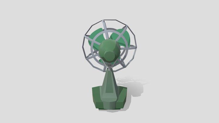 Retro Fan 3D Model