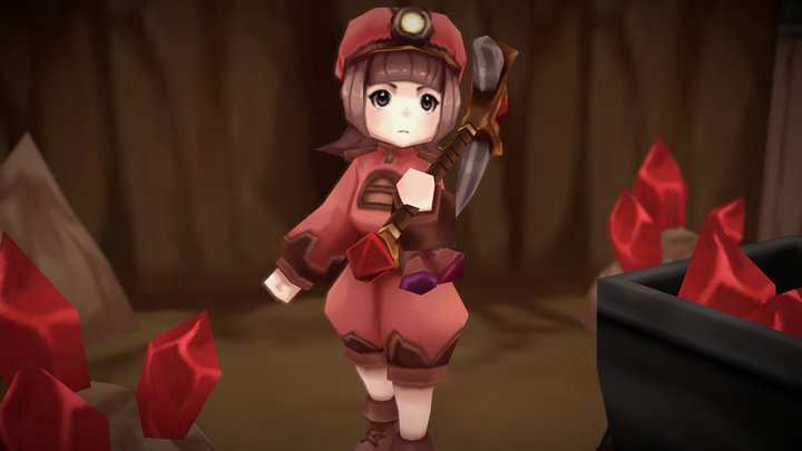Gemstone Cavern 3D Model