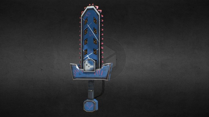 Chainsaw Sword - Little Devil 3D Model