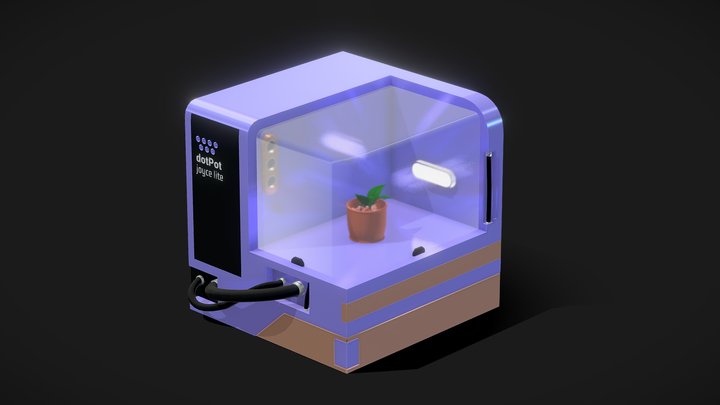 Photosynthesis accelerator dotPot. 3D Model