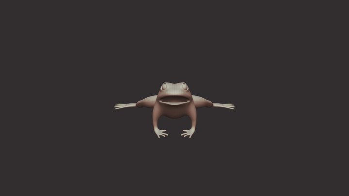 Frogger 3D Model