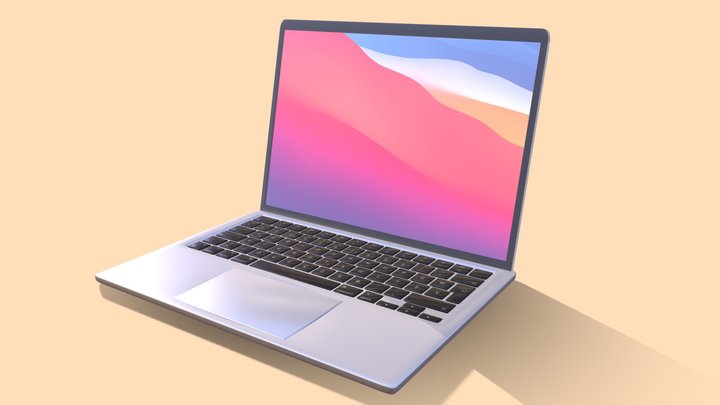 MacBook Laptop 3D Model