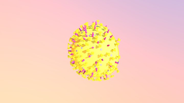 VIRUS_Influenza_(RNA_01) 3D Model