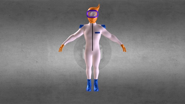 Orange Rig 3D Model