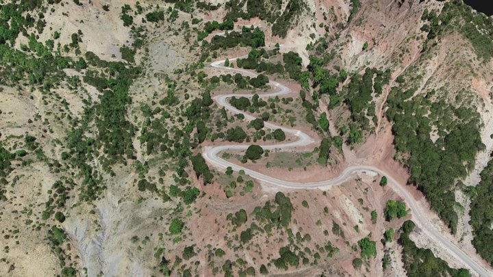 Fidakia's Sliding Secrets: Terrain Under Watch 3D Model