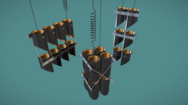 Tube Light 3D Model