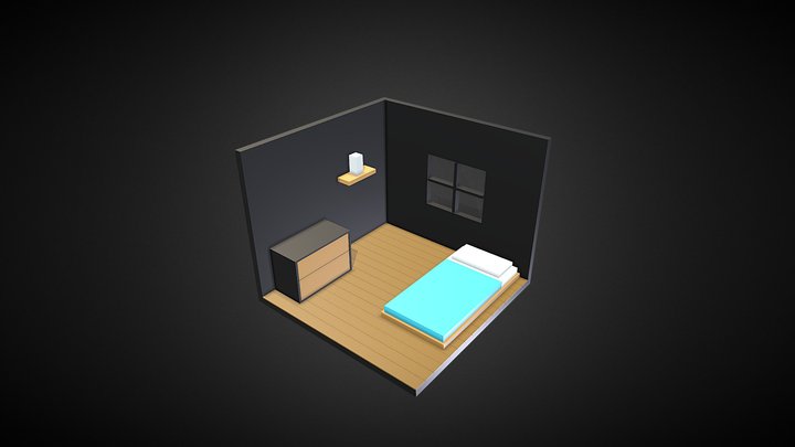 Minimalist Room 3D Model