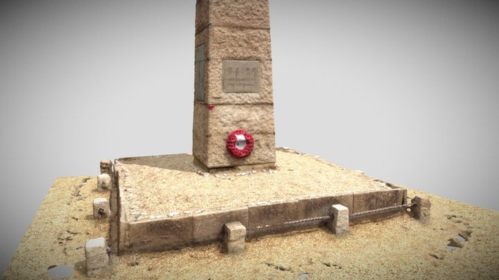 Desborough War Memorial - Photogrammetric Scan 3D Model