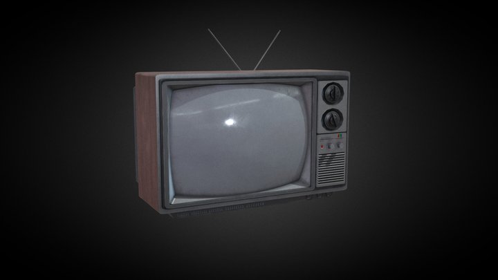 Old TV 3D Model