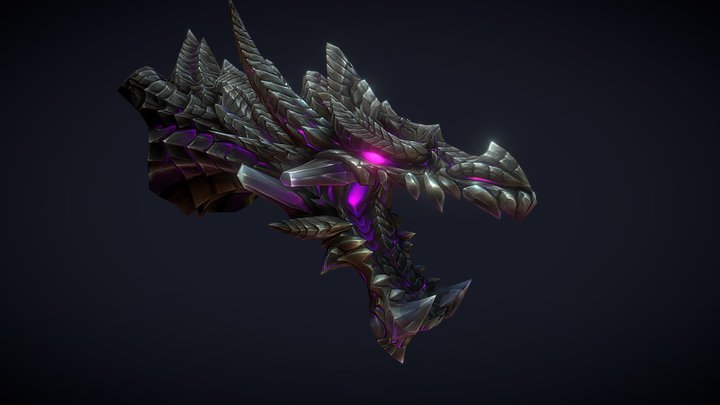 Evil dragon 3D Model