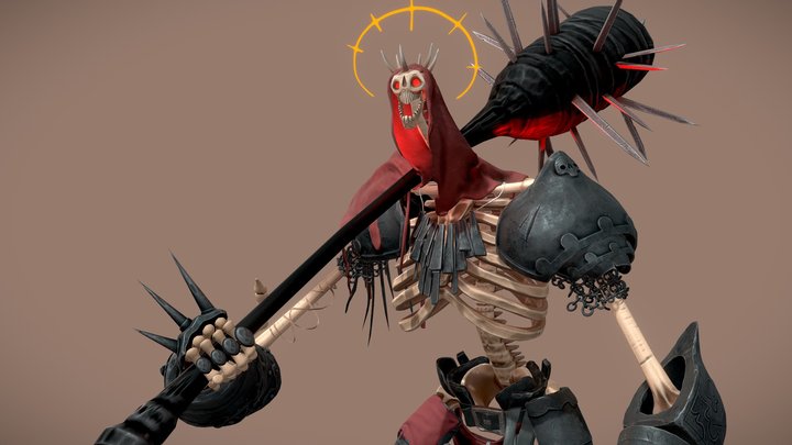 Happy Skeleton Fella 3D Model