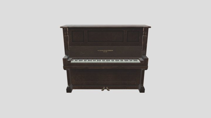 Piano 3D Model