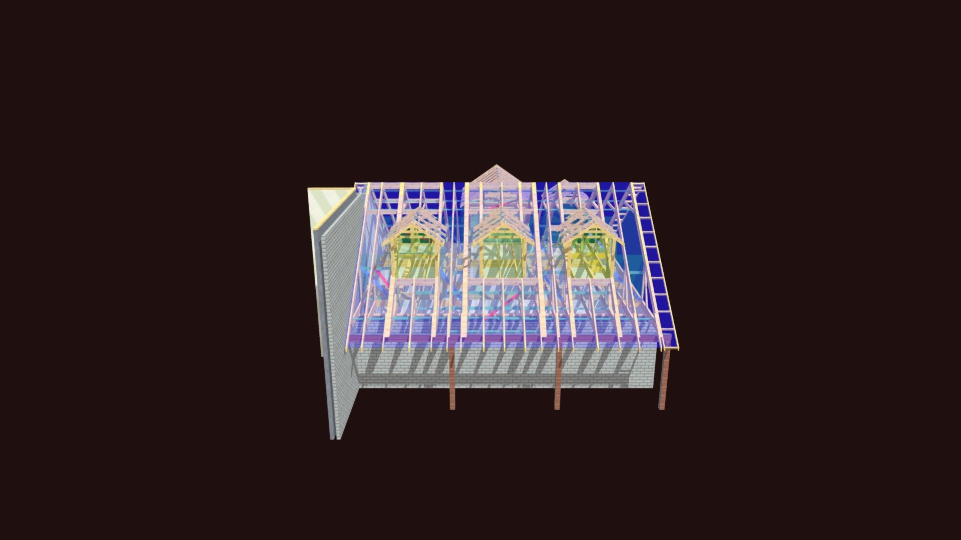 140417C - Attic Garage with Dormers