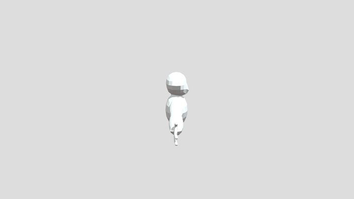 Gtag Fan Game Good Player Model (Rigged) 3D Model