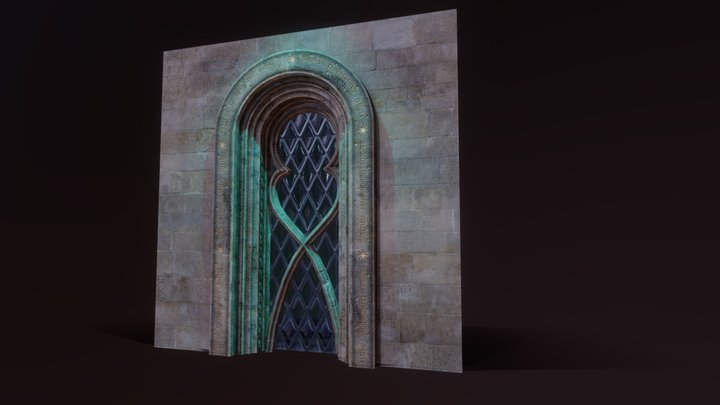 Hogwarts Astrology Classroom Window 3D Model