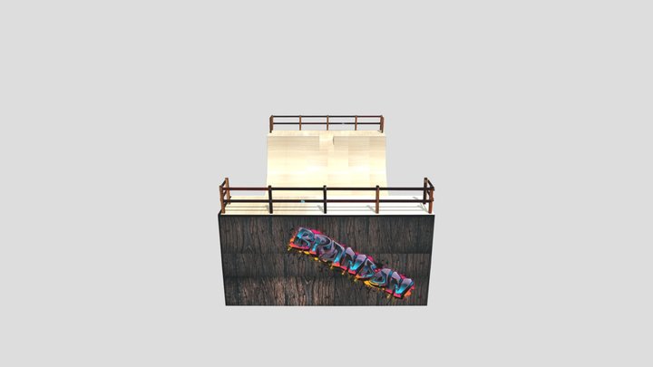 UV_Halfpipe 3D Model