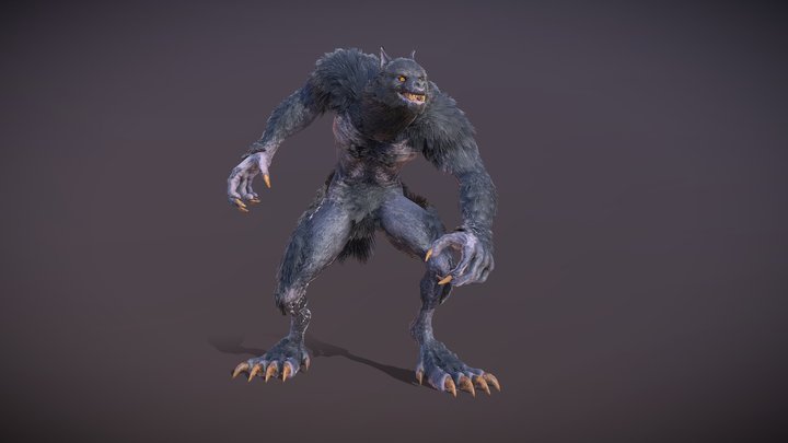 Baruk the Werewolf 3D Model