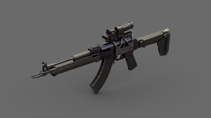 AK47 MDNGHT 3D Model