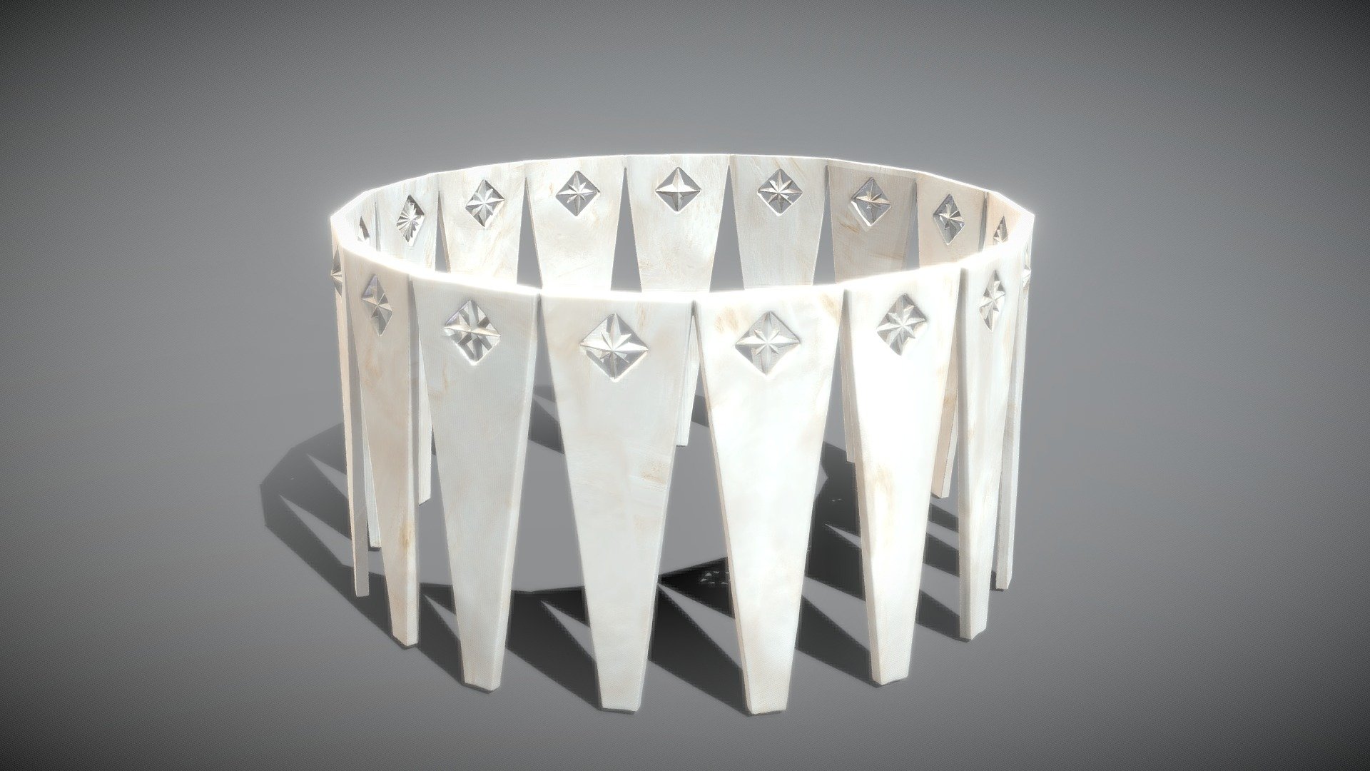 PARKLAND STARS REVISED SHAPE NO TEXTURE COLOR OP - 3D model by ...