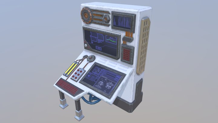 Turret monitor - RoZoSho 3D Model