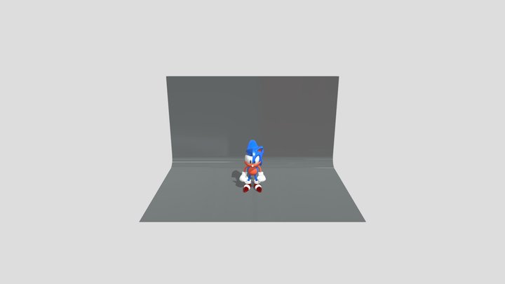 Classic Sonic US 3D Model