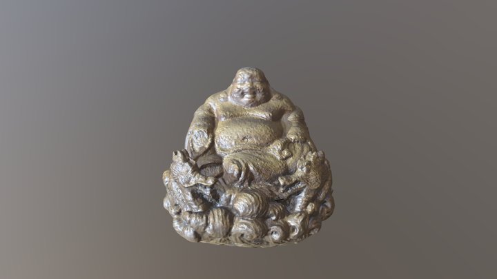 Laughing Buddha 3D Model