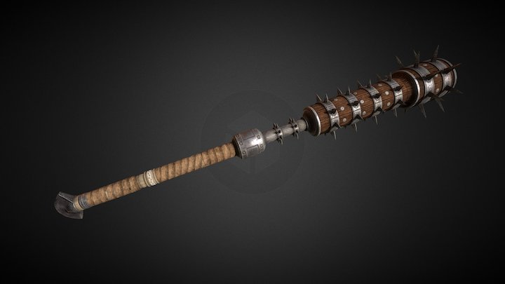 Argonian Mace 3D Model