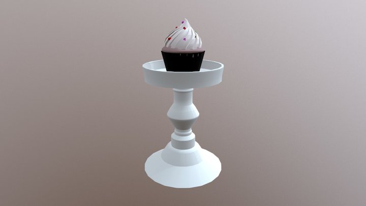 Cup-Cake 3D Model