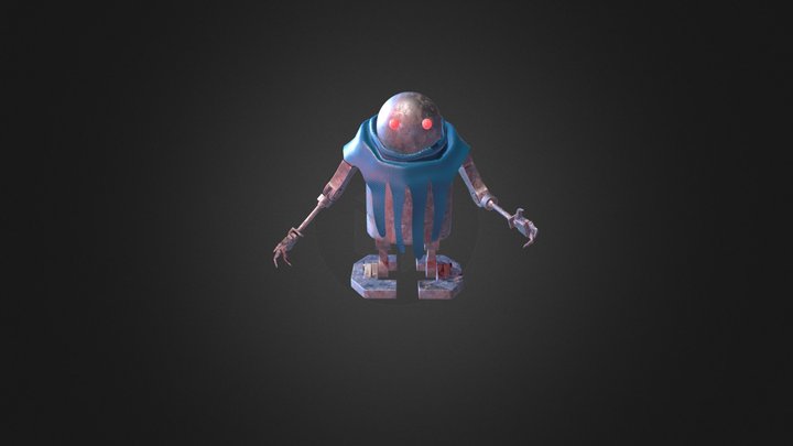 Robot Nier Automata 02 3D Model