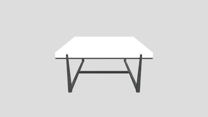 Square Coffee Table – Free 3D Model STL