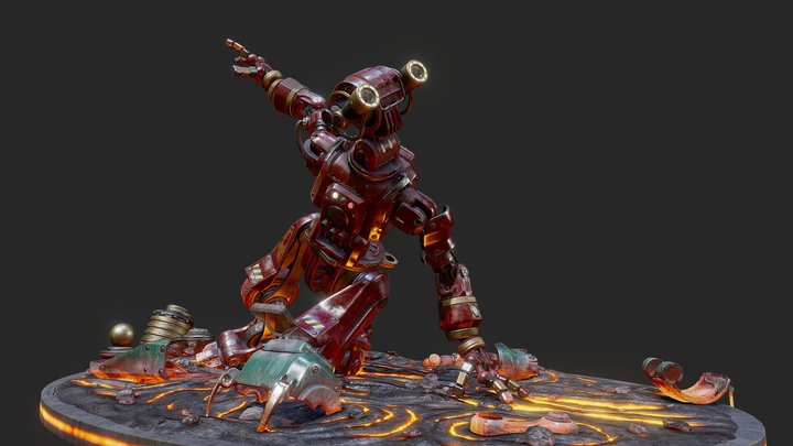 Hercules in danger 3D Model
