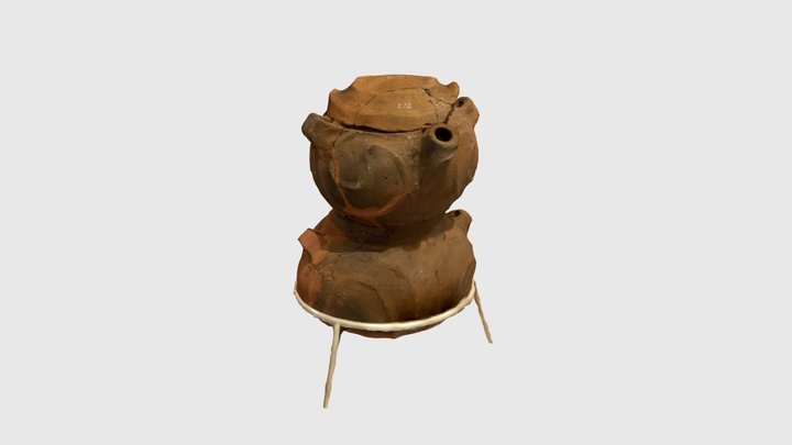 有孔鍔付土器 3D Model