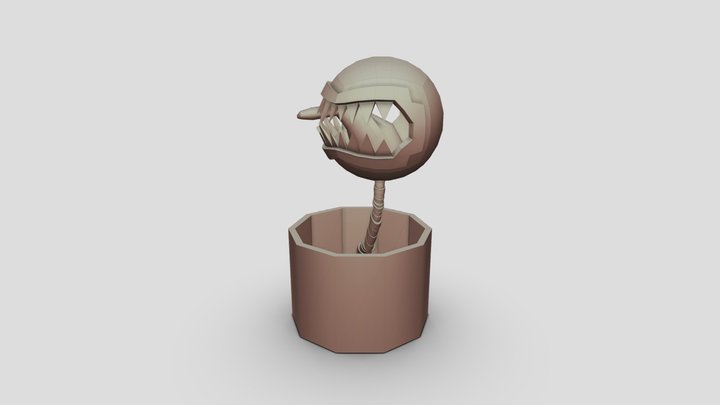 Venus Fly Trap Clay ct4012-2022 3D Model
